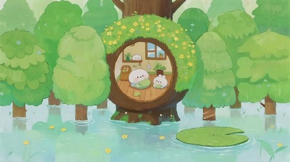 治愈系林中小屋