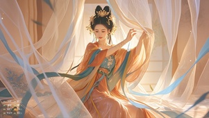 古风纱幔美人