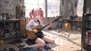 房间吉他少女-2