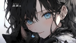 黑猫与少女
