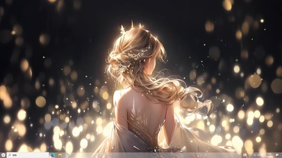 4k唯美星光少女