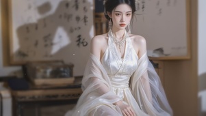 迷人古韵国风美女