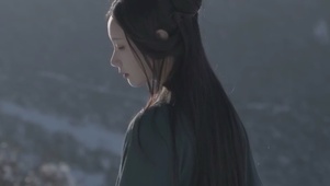 汉服黑裙清纯美女