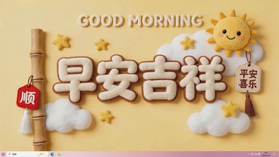 早安吉祥桌面主题
