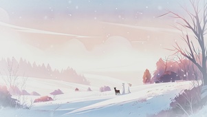 雪景插画