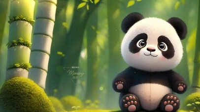 萌宠竹林熊猫
