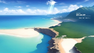 清新海边