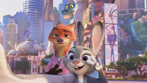 朱迪与尼克合照