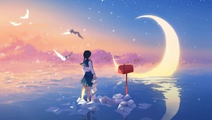 水中月
