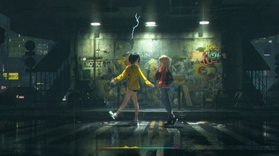 4k勇敢少女 淋雨一直走