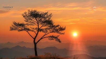 梦幻夕阳