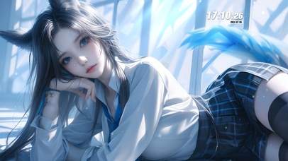 纯欲狐尾美少女