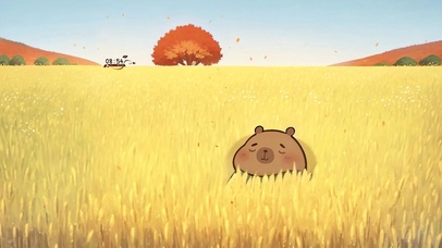 金色麦田的温暖怀抱