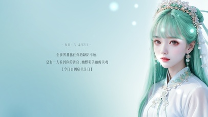 4K清新护眼古风美女