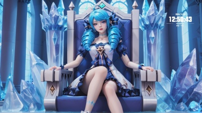 4K英雄联盟~灵罗娃娃格温