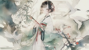 4K古风美女壁纸