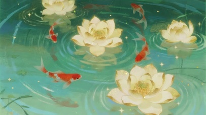 金莲锦鲤，好运自来