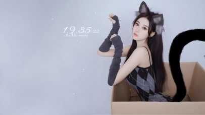 唯美性感清纯猫娘