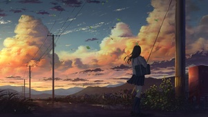晚霞