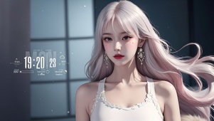 纯欲系长发女孩