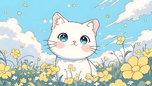 可爱的小猫