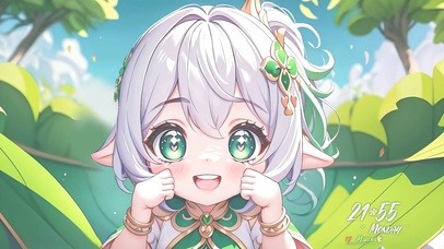 原神纳西妲-每天都要微笑哦