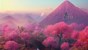 粉色大山