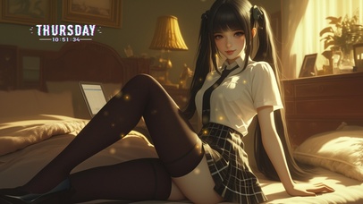 带着自然的清新与活泼