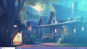 雨天小屋主题