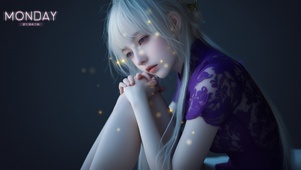 一点樱桃启绛唇，两行碎玉喷阳春