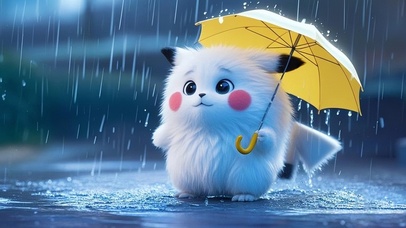 下雨治愈小可爱
