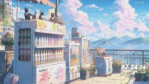 护眼海边小卖部