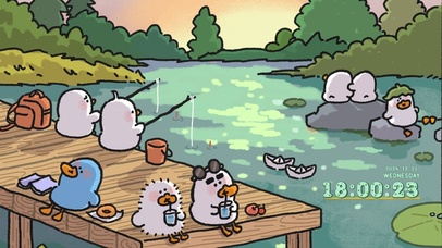 小蓝鸭的周末生活——钓鱼