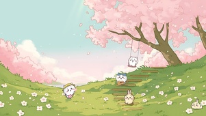 Chiikawa等花开