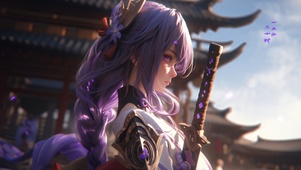 古风 持剑少女