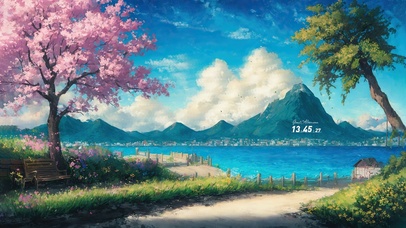 治愈唯美海边景色