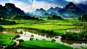绿意盎然