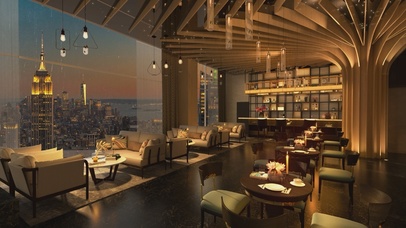 4K唯美治愈雨夜城市客厅