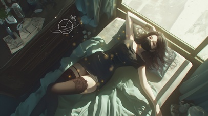 带有一种温暖的光辉，穿透了寒冷