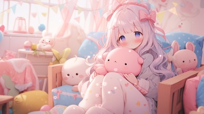 4K 超级无敌可爱美少女