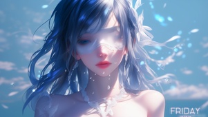 气质如同温暖的春风，轻轻拂过