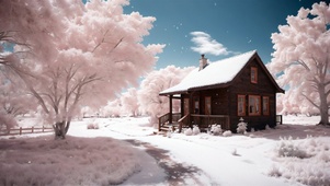 雪景小屋