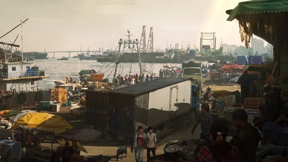 港口淅沥~【唯美写实风】