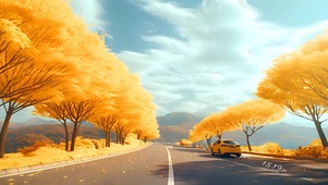 秋季旅行公路