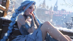 雪中金克丝