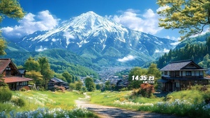 户外护眼山村