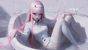 浴缸少女