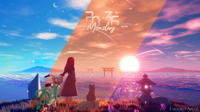 女孩独享的宁静-随时间变化