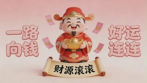 一路向钱，好运连连