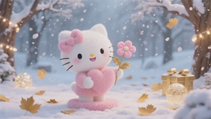 毛绒质感Hello Kitty